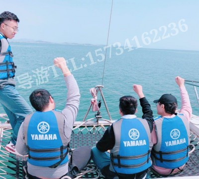 美麗離礁島新上大帆船，海邊重新修建 ，適合旅游度假的最佳選擇！