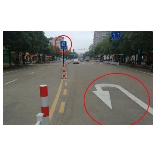 南京道路劃線-汽車掉頭標(biāo)線劃線-南京達尊交通工程公司